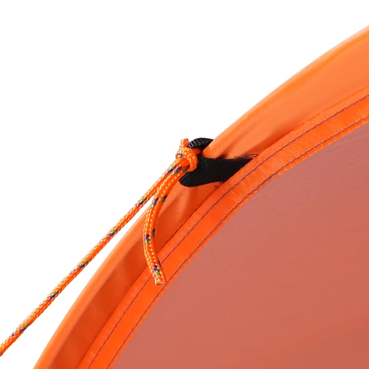 Fibreglass Frame 2 Person Pop-Up Lightweight Camping Tent Orange