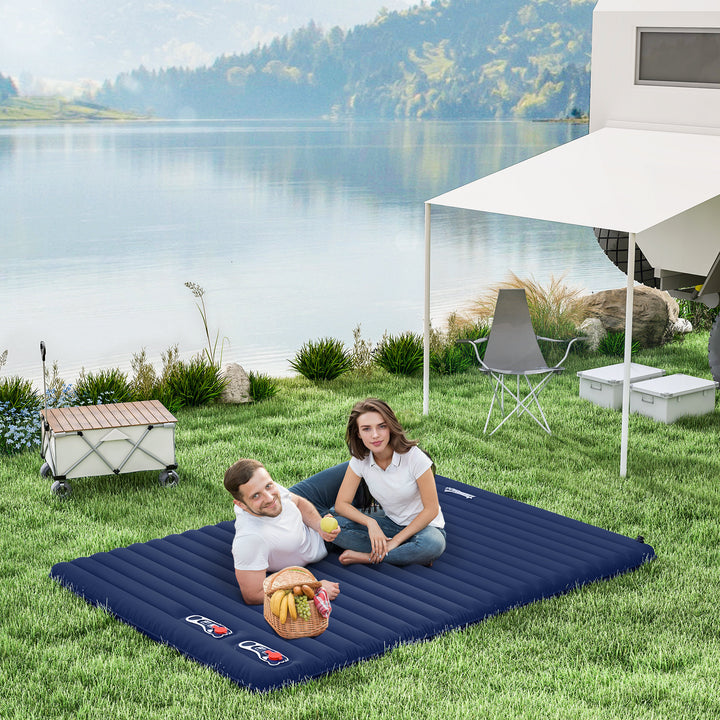 MCL 2 Person Camping Inflatable Mattress - Navy Blue