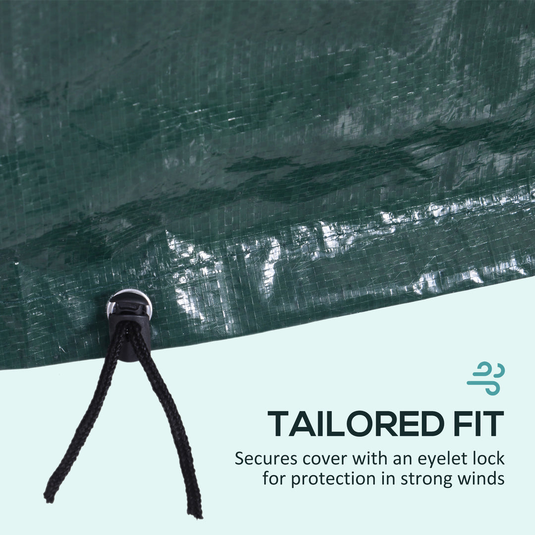 MCL Garden Furniture Cover, Waterproof Anti-UV Large Protective Patio Set Covers, 235 x 190 x 90cm, Green