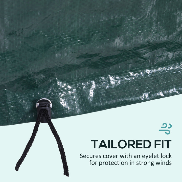 MCL Garden Furniture Cover, Waterproof Anti-UV Large Protective Patio Set Covers, 235 x 190 x 90cm, Green
