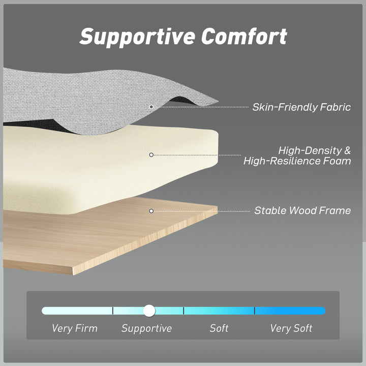 Three-Way Two-Seater Sofa Bed