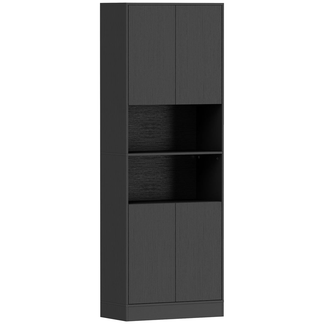 170 cm Kitchen Pantry Cabinet, Freestanding Storage Cabinet with Soft-