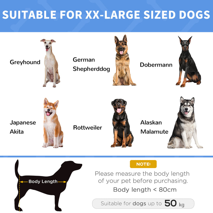 Raised Dog Bed Cooling Elevated Pet Cot with Breathable Mesh for Indoor Outdoor Use Brown, XX Large, 122 x 92 x 23cm