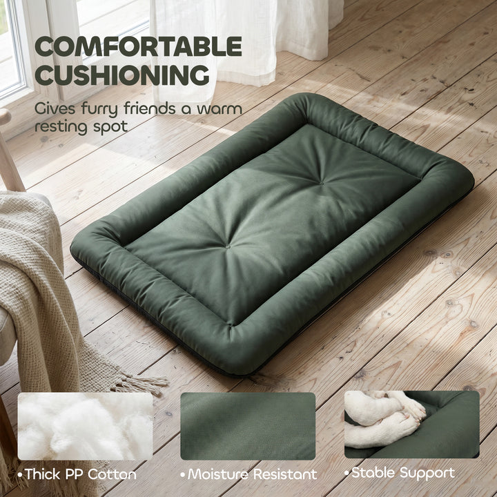 Waterproof Dog Bed, Foldable Pet Bed with Anti-Slip Bottom, Machine Wa