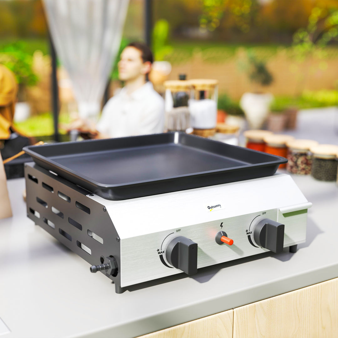 Two Burner Portable Gas Grill