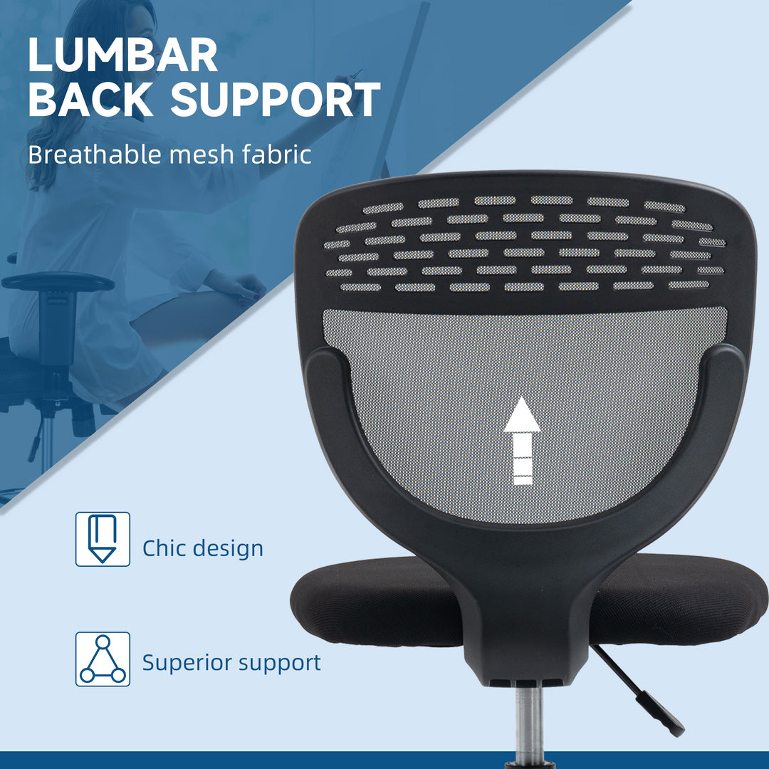 Drafting Chair, Swivel Office Draughtsman Chair, Mesh Standing Desk Chair with Adjustable Foot Ring, Armless, Grey