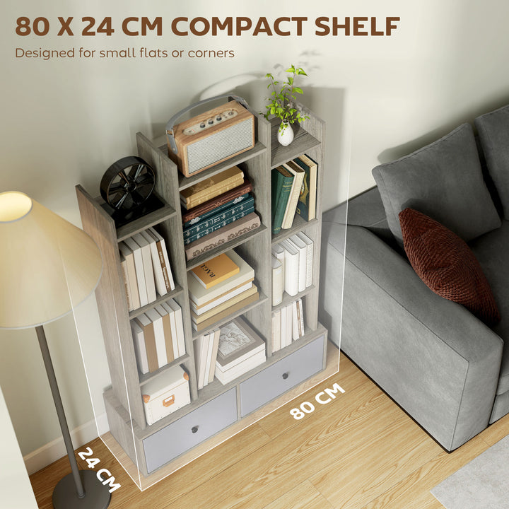 12 Shelf Storage Unit, with Drawers