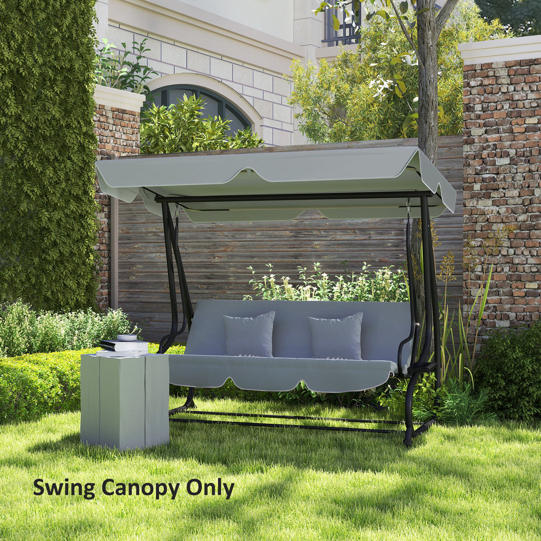 145 x 200Wcm Swing Chair Canopy Replacement - Dark Grey