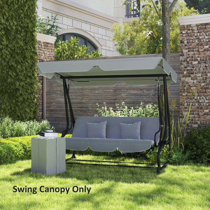 145 x 200Wcm Swing Chair Canopy Replacement - Dark Grey