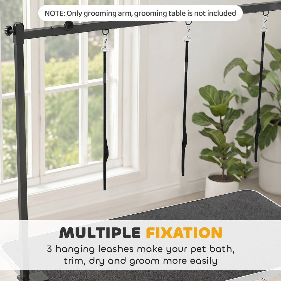Dog Grooming Arm Adjustable H-Shape Dog Grooming Table Arm with Clamp 