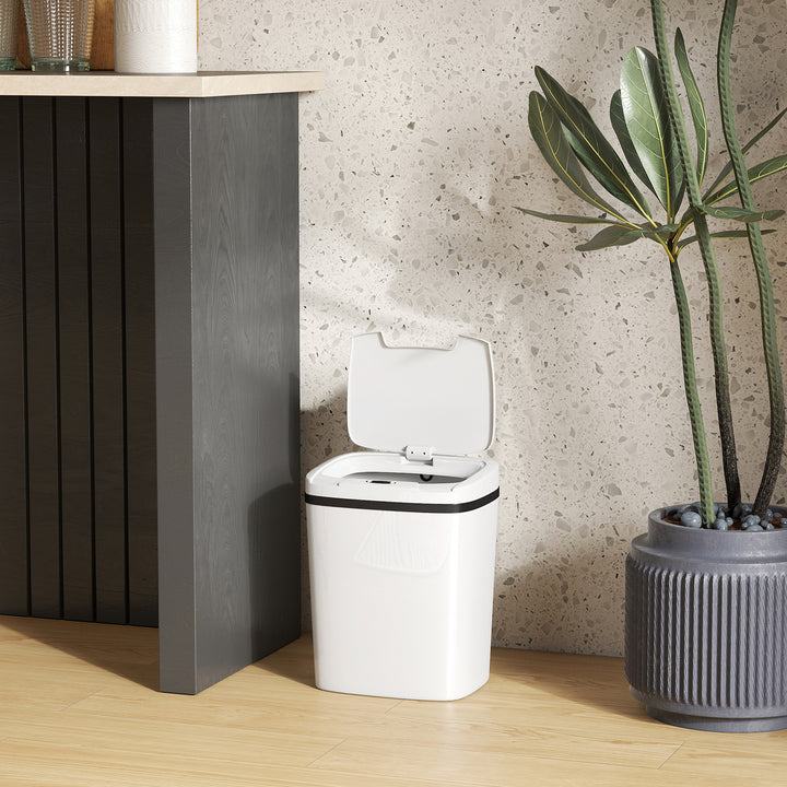 15L Sensor Bin, Automatic Touchless Kitchen Bin, Easy Clean, Battery Operated for Home Office, Bedroom, Bathroom