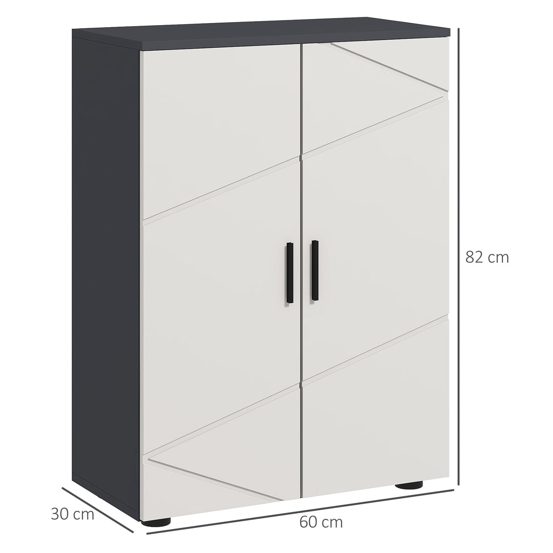 Kleankin Bathroom Storage Cabinet, Compact 2