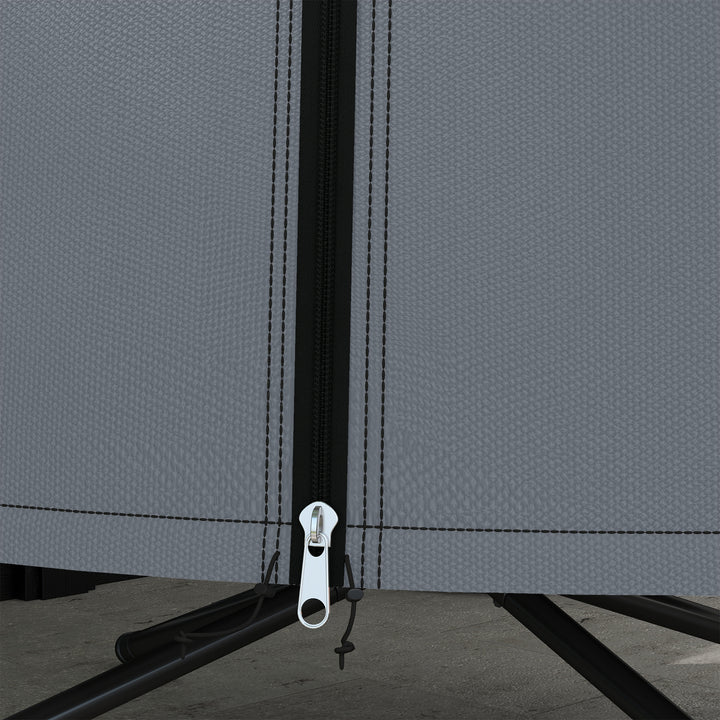 190 x Φ128cm Hanging Egg Chair Furniture Cover - Grey
