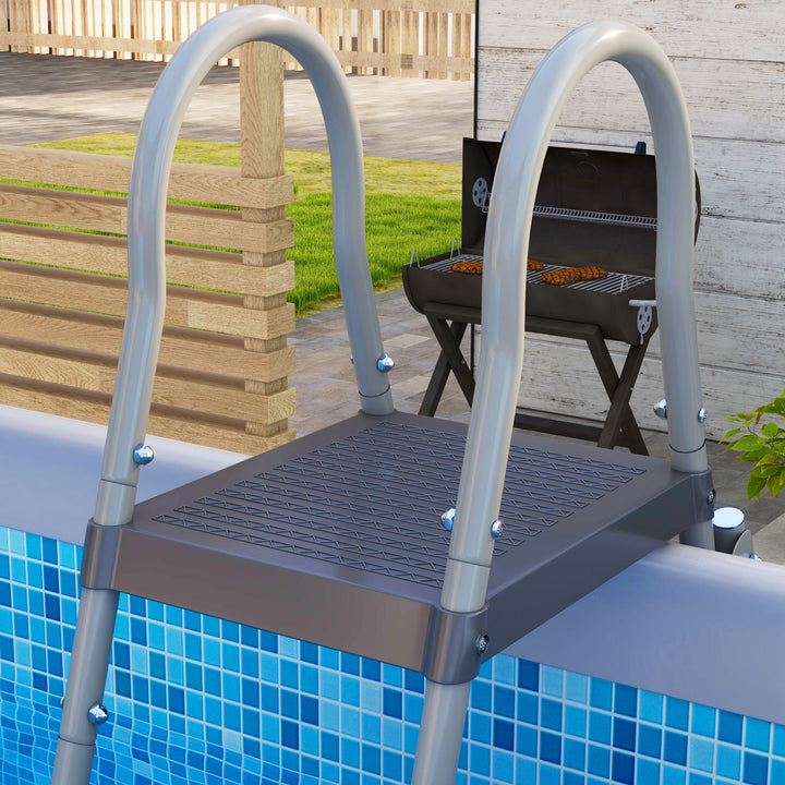 207 x 400cm Five-Person Above Ground Swimming Pool, with Ladder - Blue