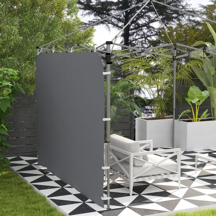 195 x 295cm Replacement Gazebo Sidewall - Grey