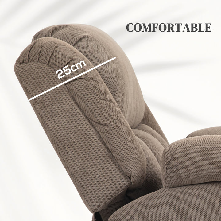 Riser Recliner Armchair with 8 Vibration Massage and Lumbar Heater, Wi