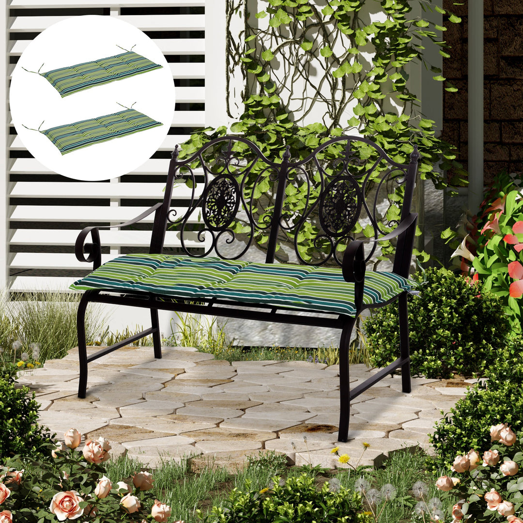 Polyester Set Of 2 Swing Chair Cushion Stripes