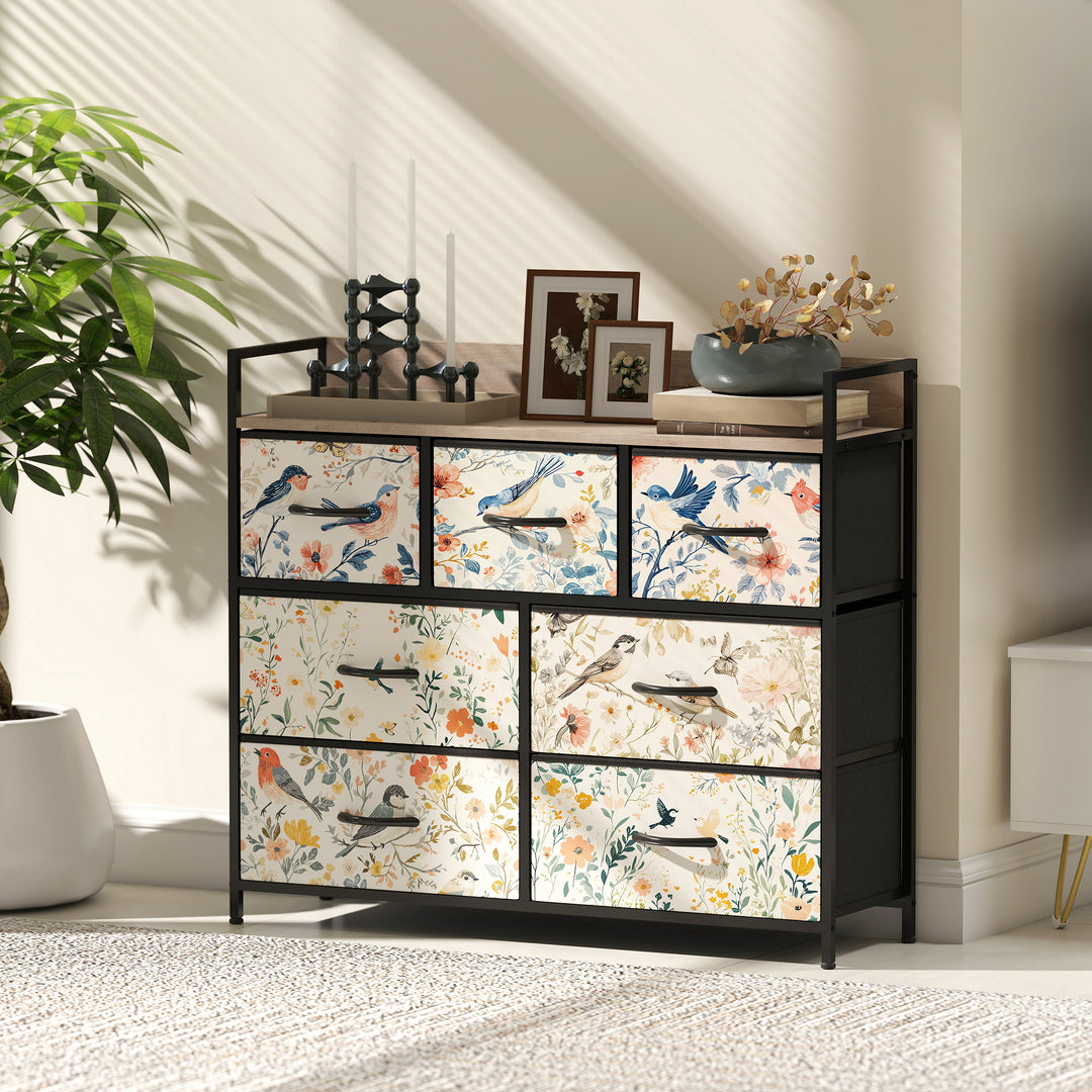 7-Drawer Chest of Drawers - White