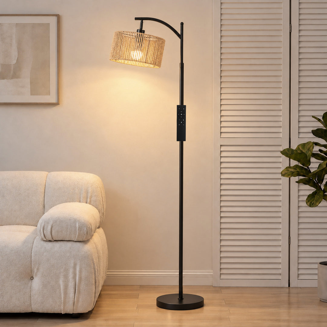 LED Floor Lamp, 160 cm Modern Dimmable Standing Lamp with Adjustable - view 2