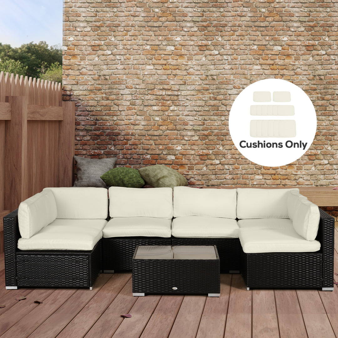 Replacement Cushion Covers for Garden Sofa Set, Garden Rattan Sofa Cus