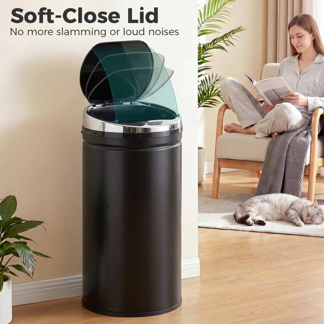 42L Automatic Motion Sensor Rubbish Bin with Fingerprint Resistant, St