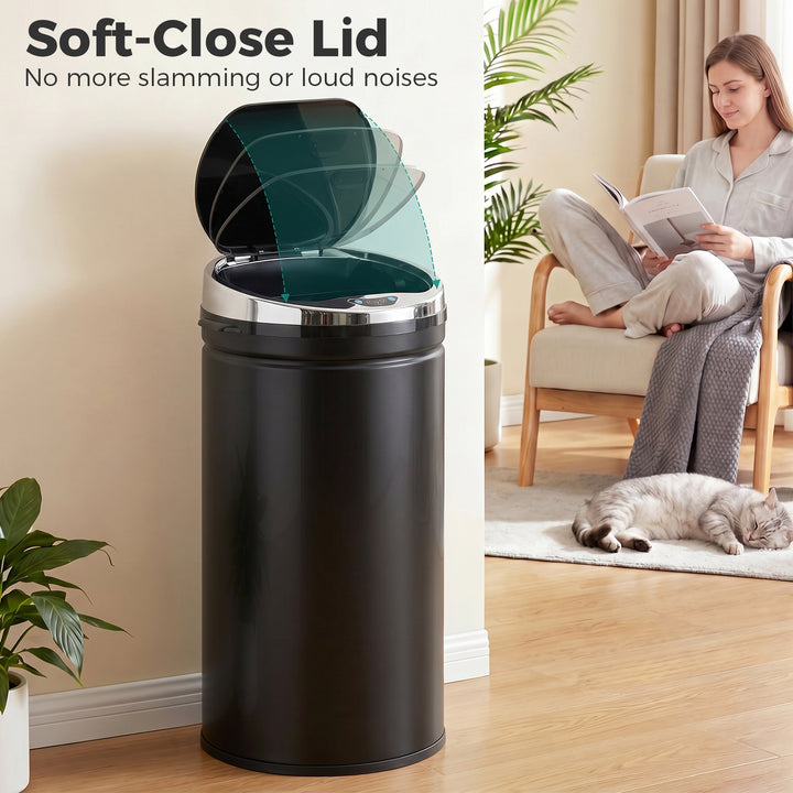 42L Automatic Motion Sensor Rubbish Bin with Fingerprint Resistant, St