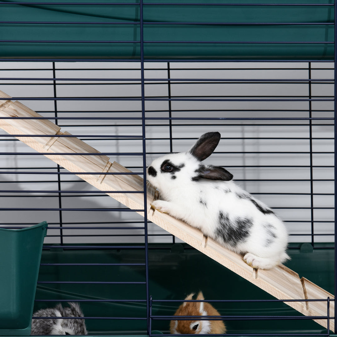 Indoor Rabbit Guinea Pig Cage Small Animal Cage Two Storey 80 x 44 x 82 cm