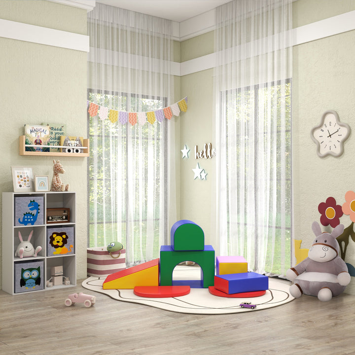 Seven-Piece Kids Soft Playset, for Toddlers - Multicoloured