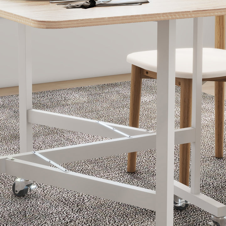4-6 Person Drop Leaf Dining Table - Oak