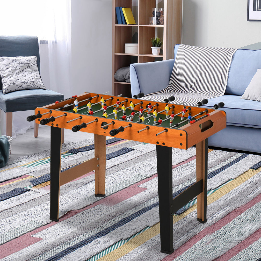 HOMCOM Soozier Foosball Table Heavy Duty  84.5cm for Arcades, Pub, Game Room, 8 Rods, 2 Balls