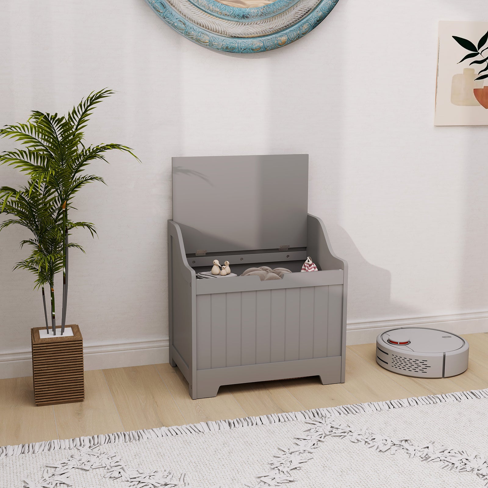 61L Home Storage Chest - Grey