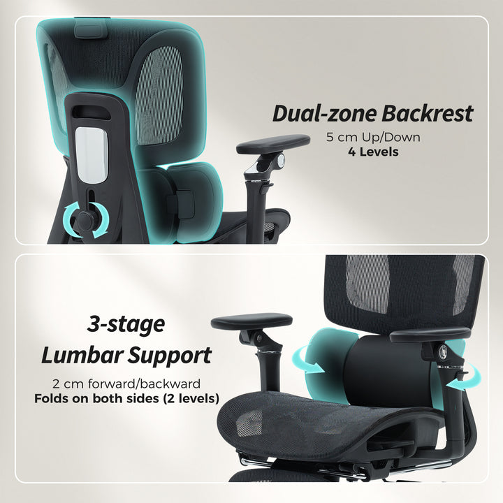 Ergonomic Office Chair, High Back Mesh Desk Chair