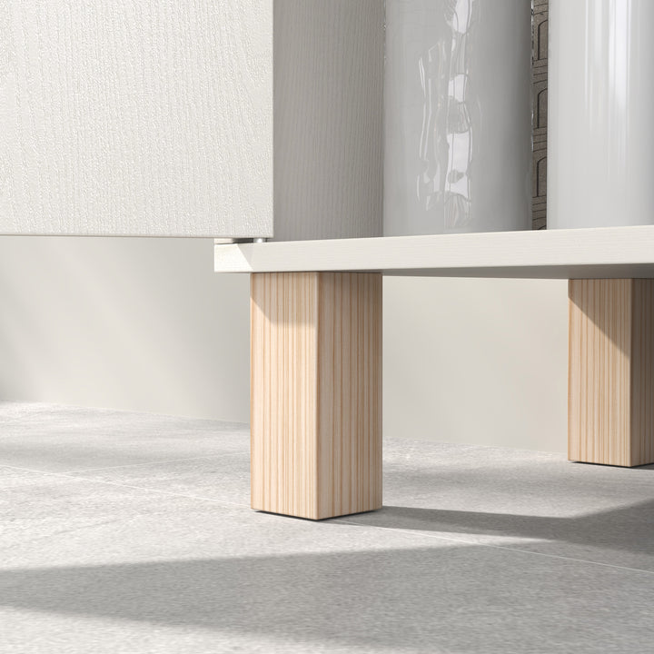 Under Sink Cabinet for Basin without Pedestal - Cream White