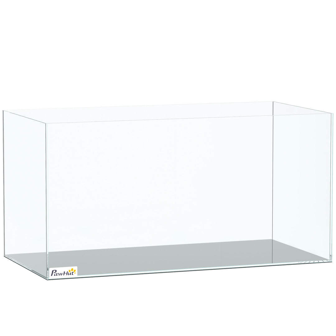 Fish Tank Bare Glass for DIY Glass Aquarium with Protective Base Mat 5