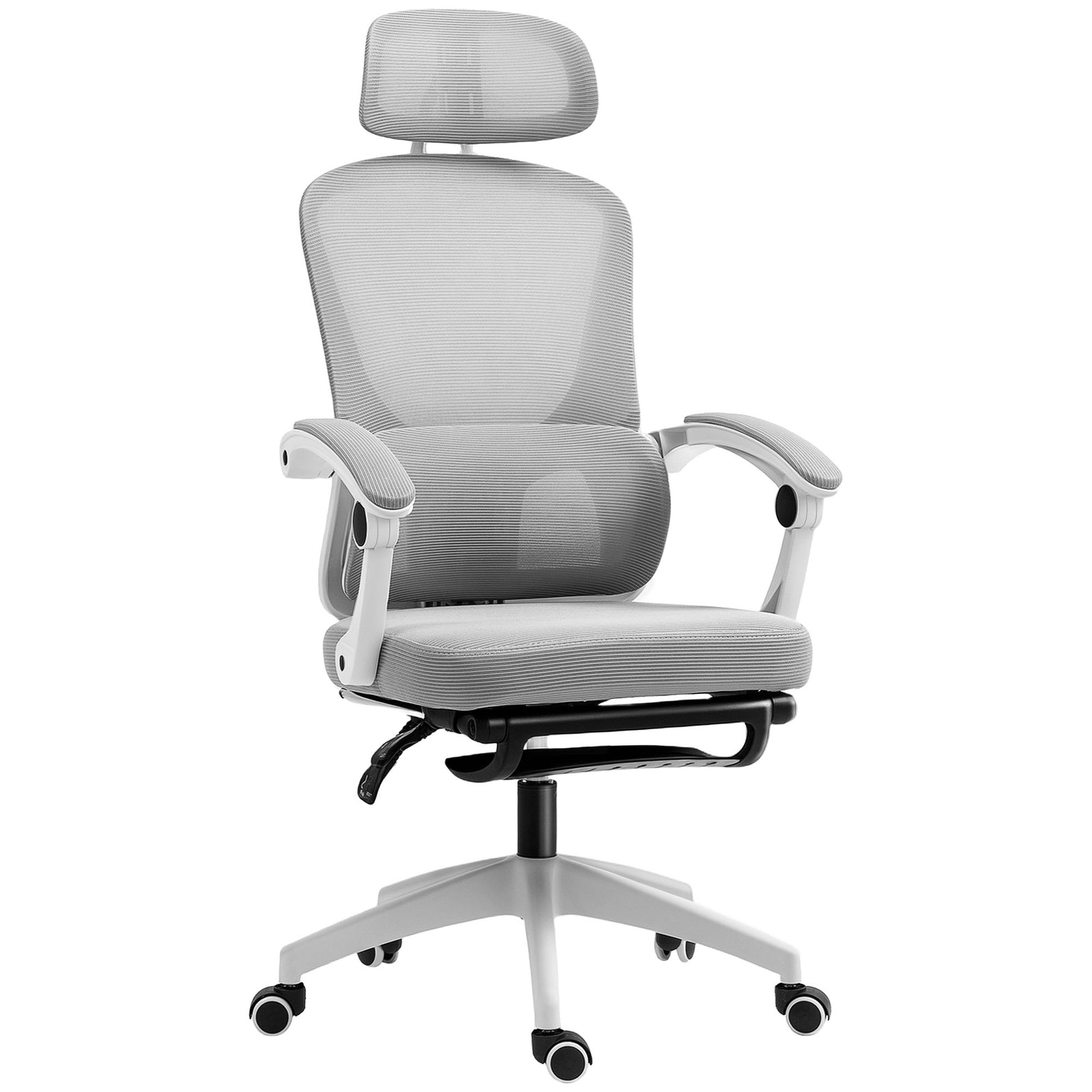 Multi-Adjustable Mesh Back Office Chair - Grey