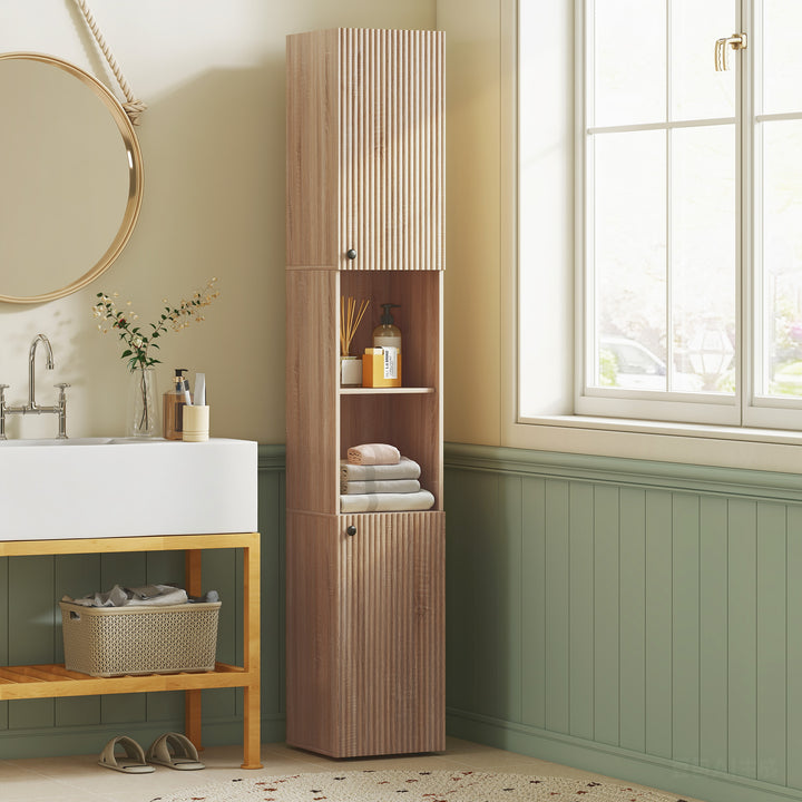 6-Tier Tall Bathroom Cabinet