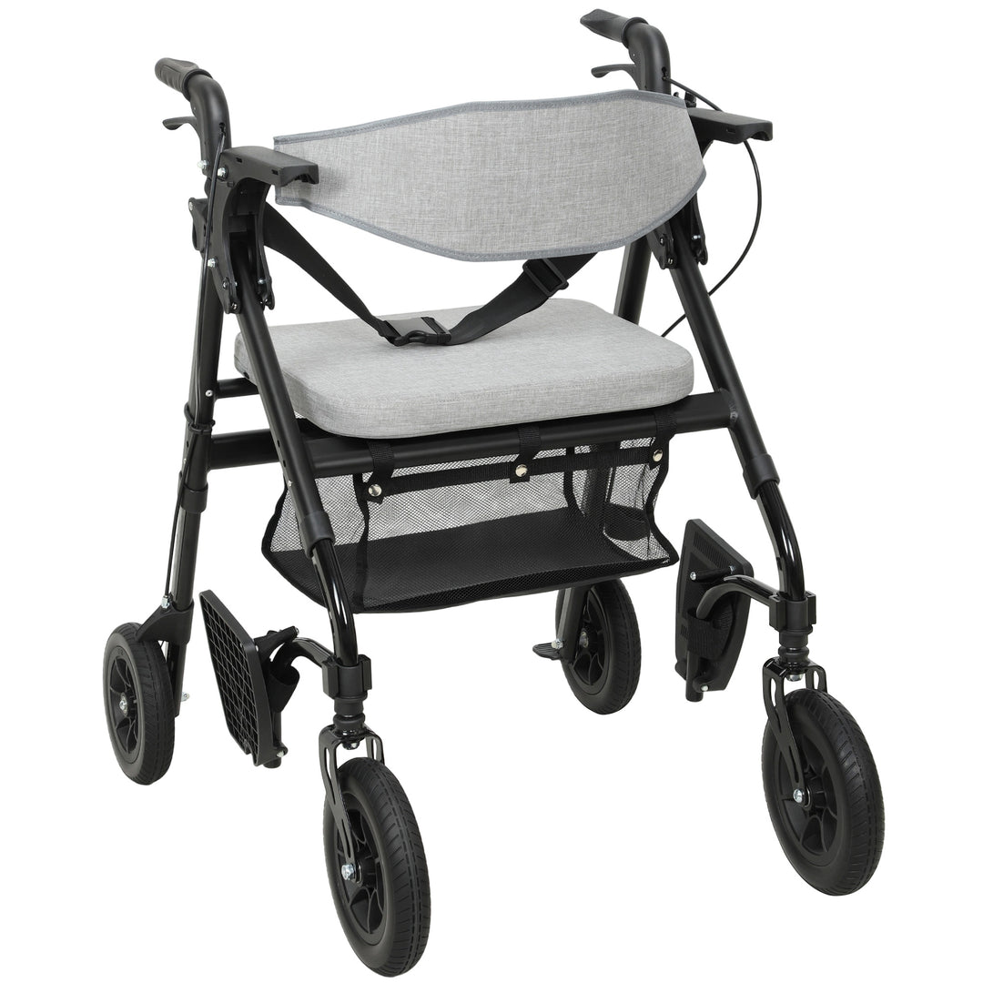Rollator Walker Wheelchair, with Seat