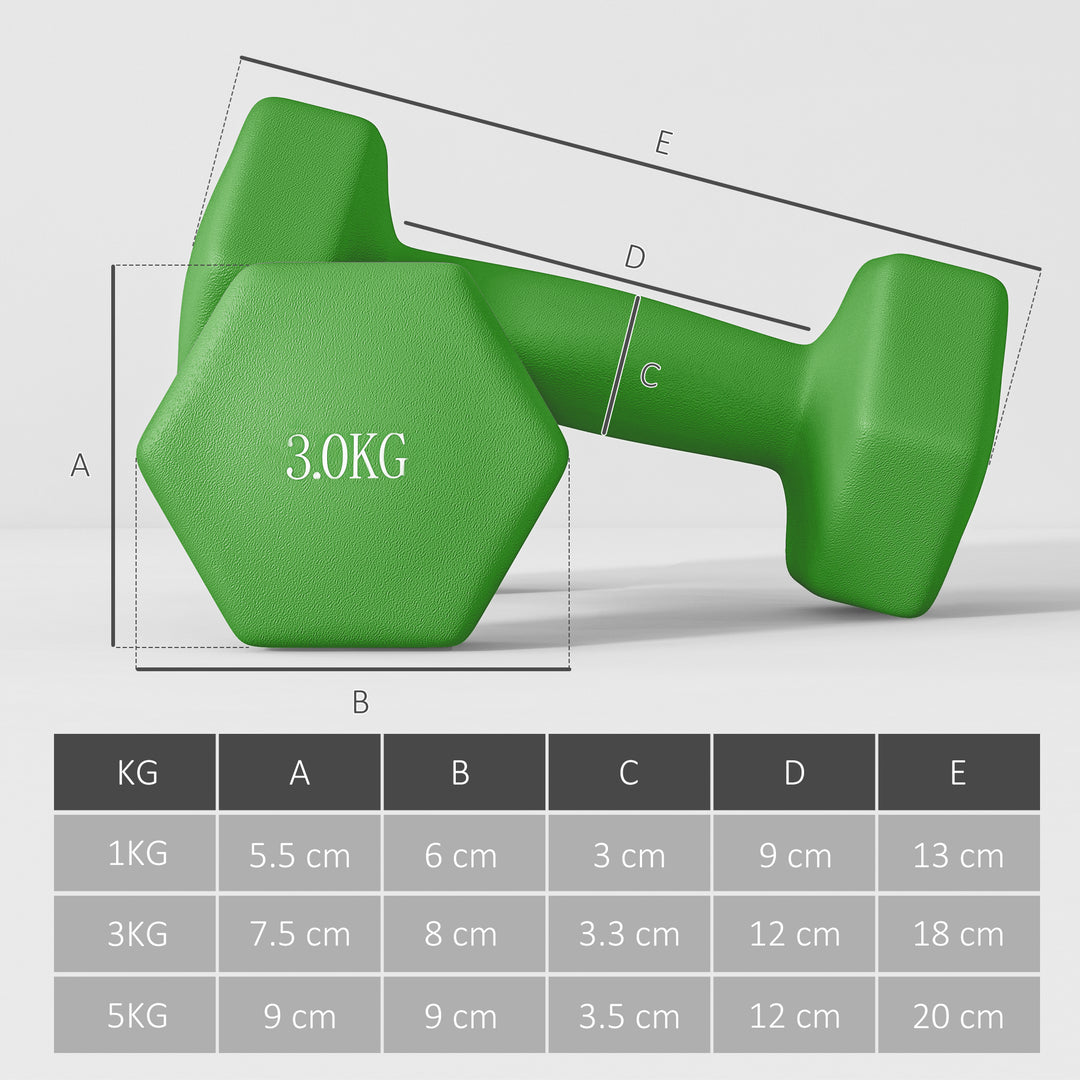 Hex Dumbbells Set with Dumbbell Rack, Hand Weights for Strength Traini