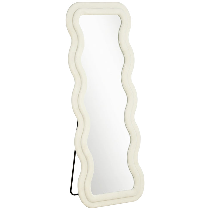 Full Length Mirror, 160 x 60 cm Wavy Full Body Wall Standing Mirror wi
