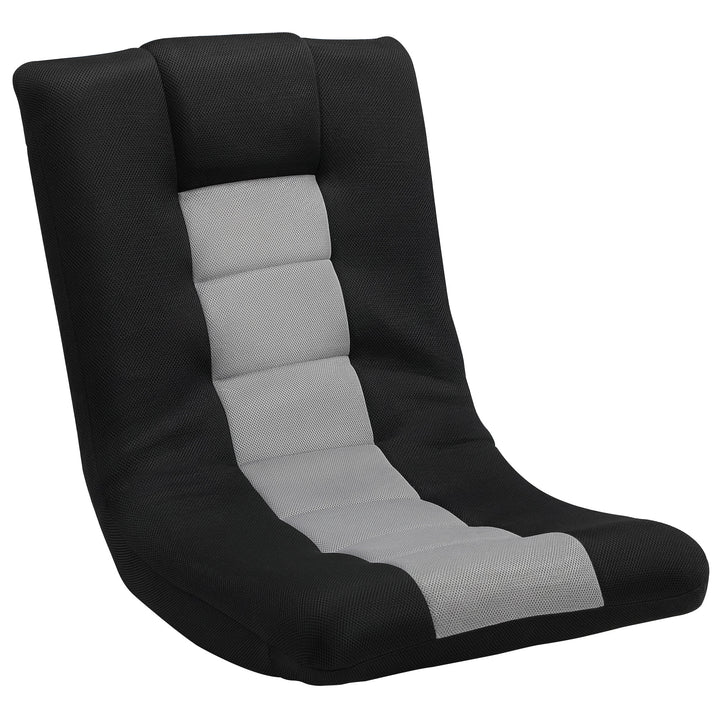 Floor Chair, Folding Floor Sofa with Adjustable Backrest, Wide Seat, Swivel Base