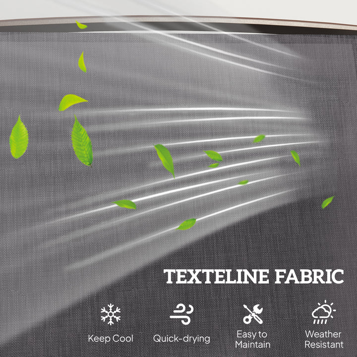 MCL Gliding Jack and Jill Seat, with Glass-Top Table - Brown/Grey