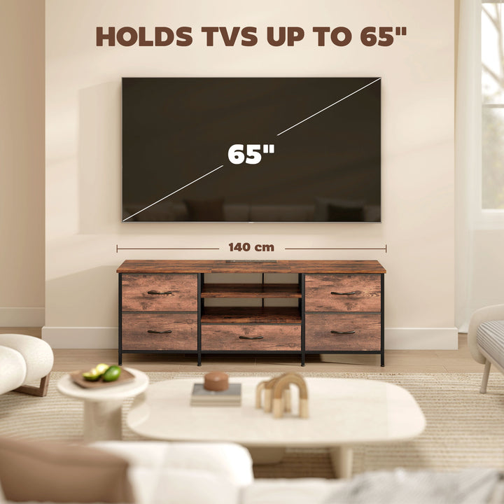 Multi-Storage Industrial TV Stand