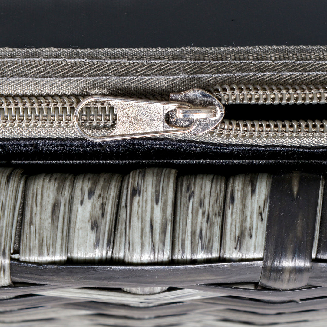 MCL 130 L Rattan Garden Storage Box, with Seat - Mixed Grey