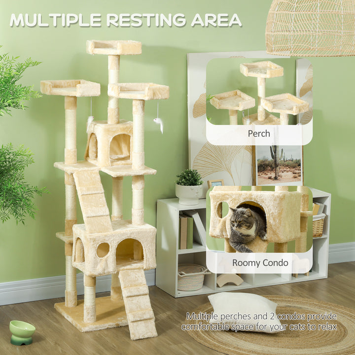 Cat Tree Scratching House, Activity Play Centre
