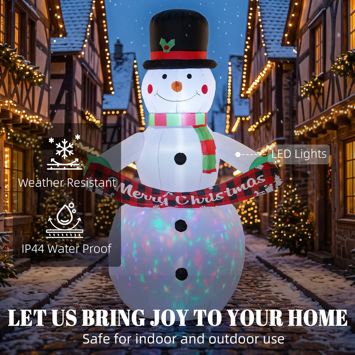 Inflatable Christmas Decoration, Outsunny 6.7FT Christmas Inflatable - view 4