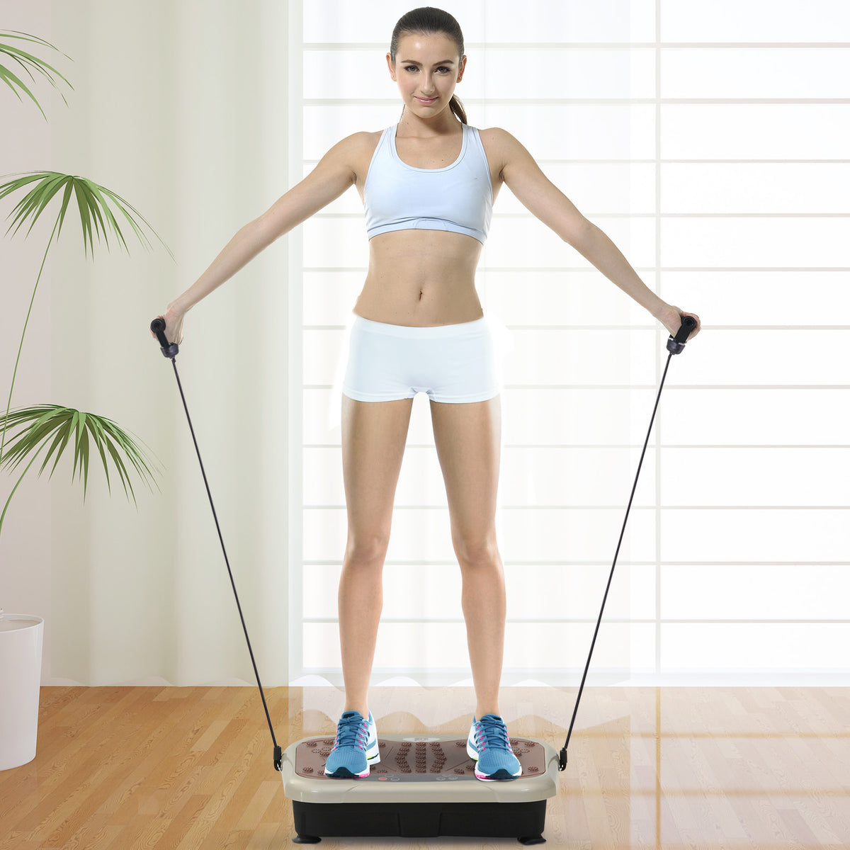 Vibration Plate Exercise Machine, Quiet Vibrating Plate for Weight Los