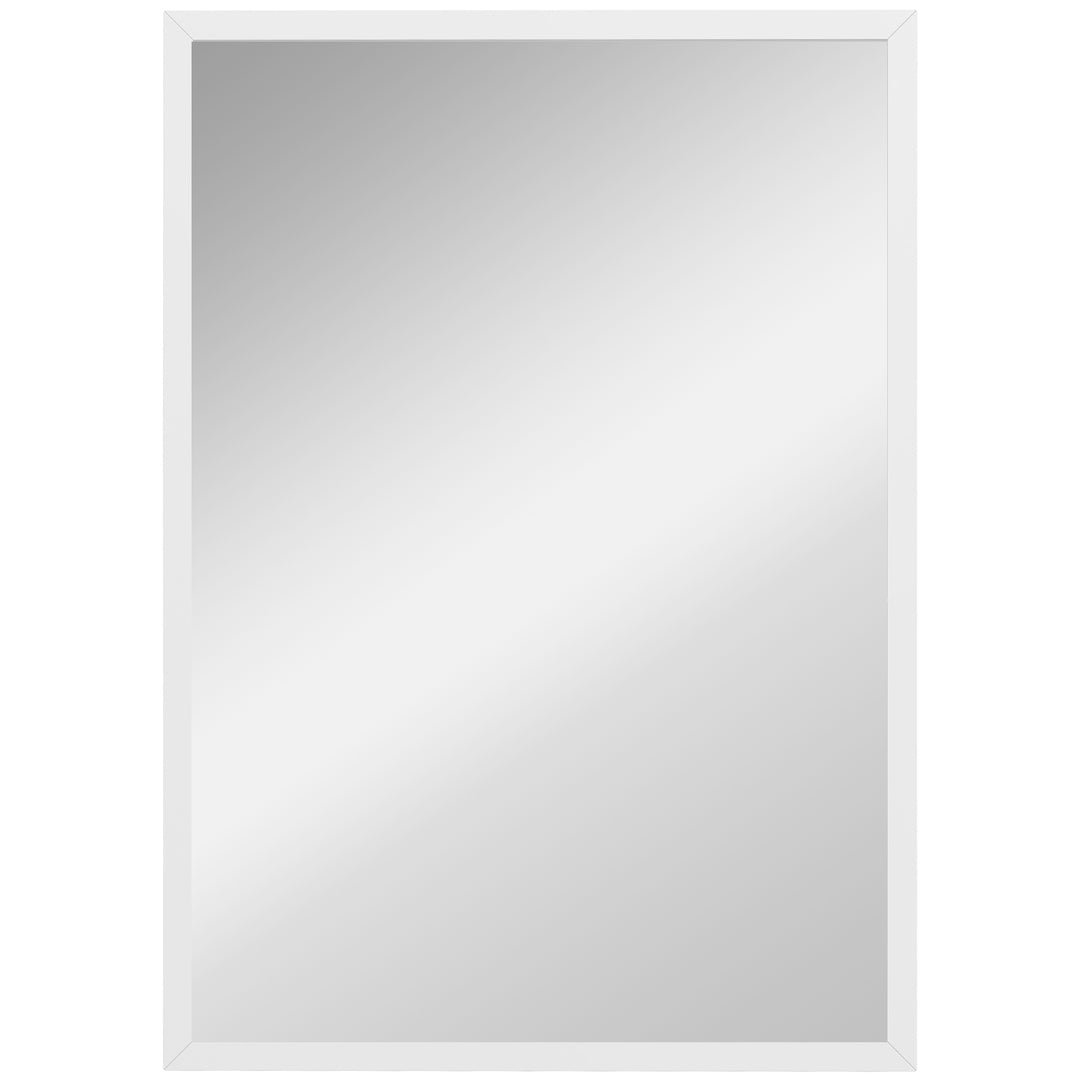 Wall Bathroom Mirror, 60 x 40 cm Wall-Mounted Mirror for Living Room, 
