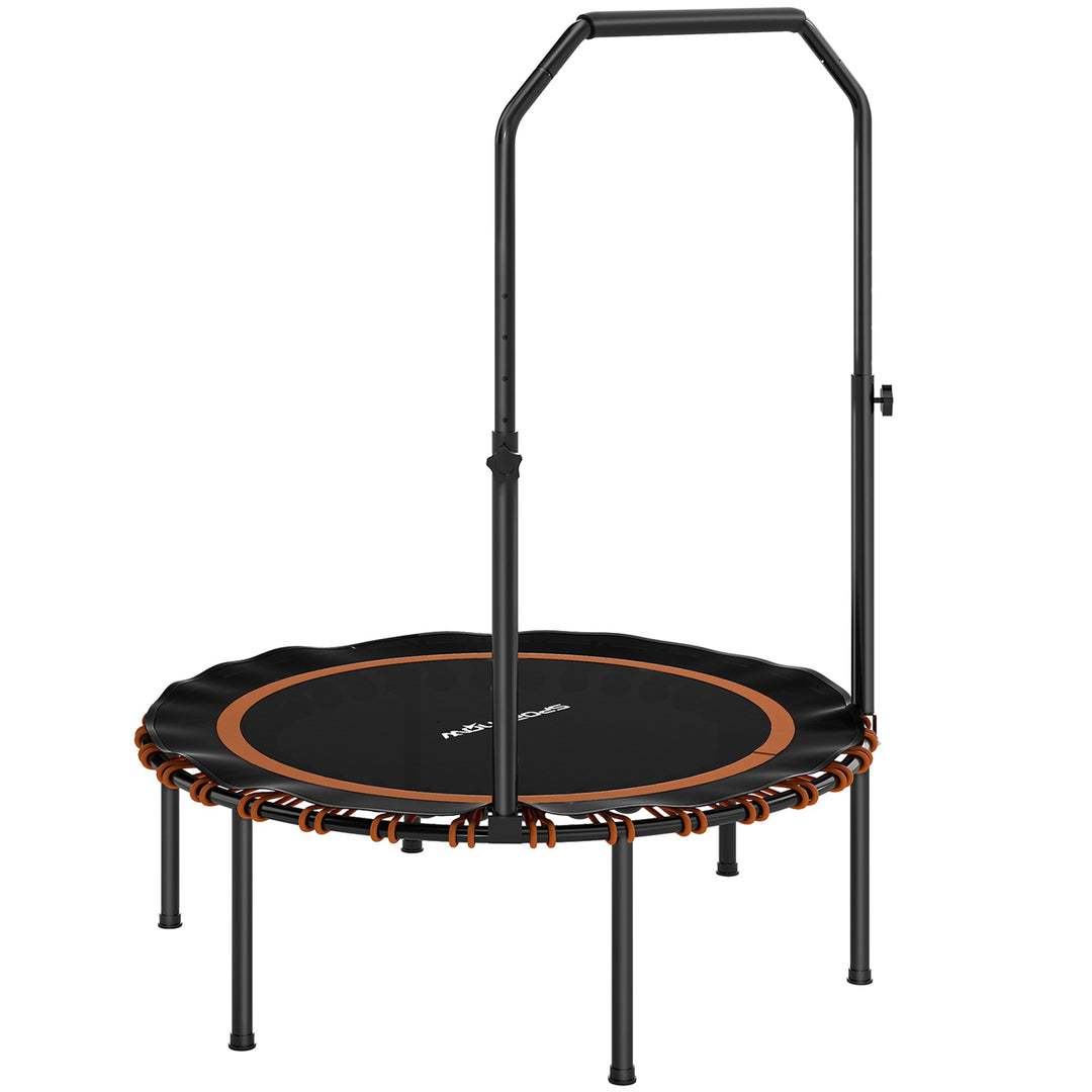 SPORTNOW 40" Foldable Fitness Trampoline Rebounder with Handle