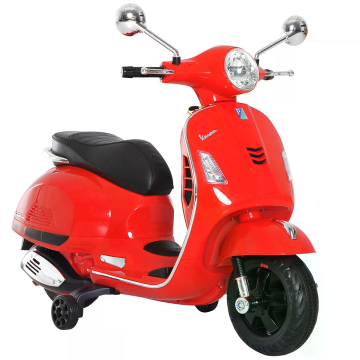 HOMCOM Kids' Motorcycle Ride-On: 6V with LED Illumination, Safe and Thrilling, Crimson | Aosom UK