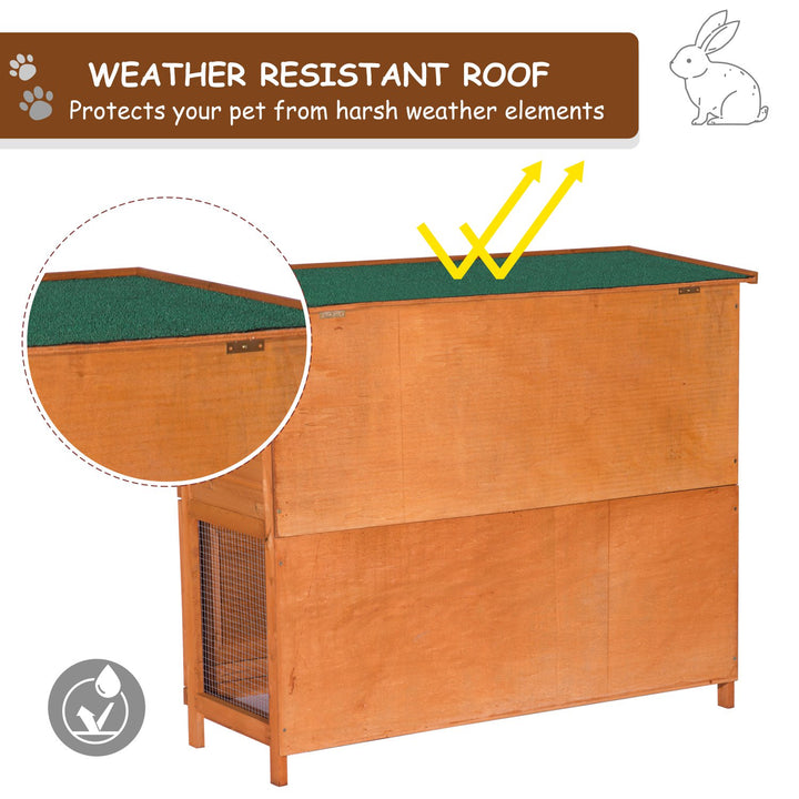 48-Inch Antifungal Fir Board Guinea Pigs Hutches Sauce Yellow